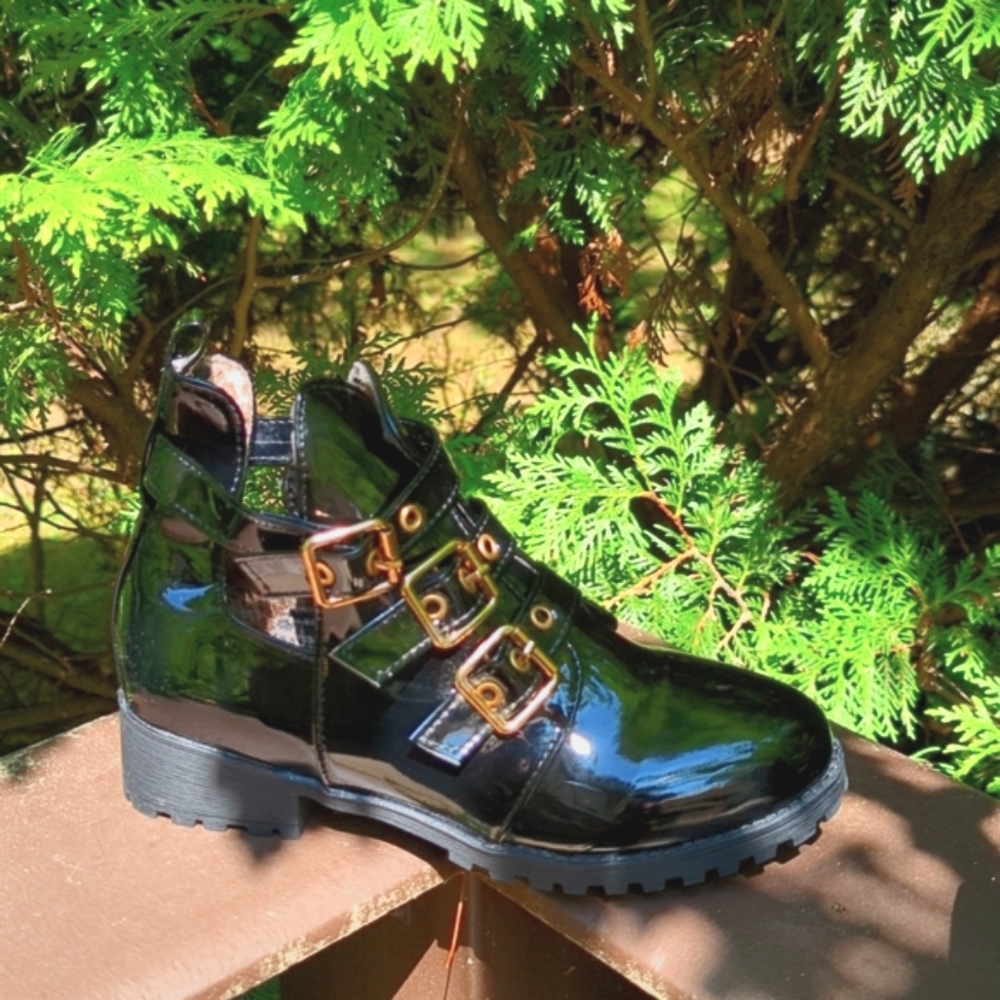 Triple Buckle-Strap Booties